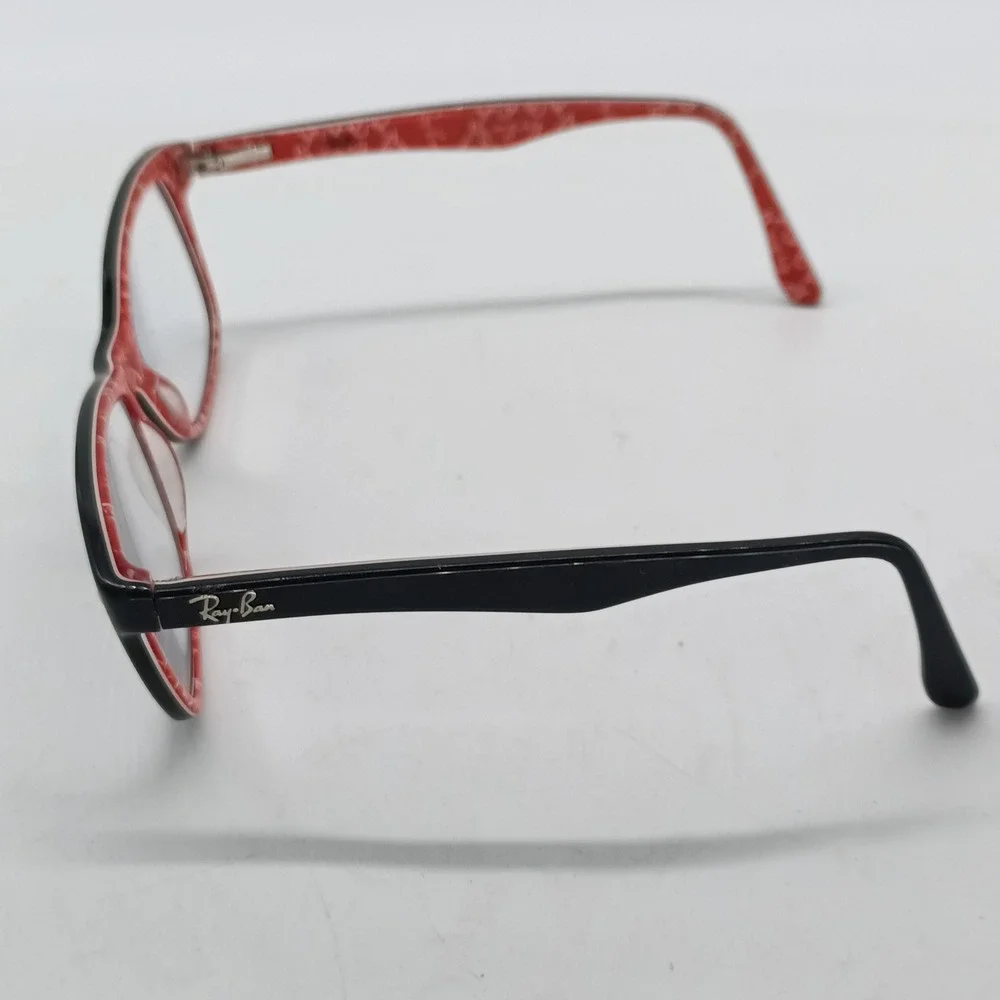 Ray-Ban RB5228 2479 Black/Red Script 55-17-140 Eyeglasses Frames Only #21